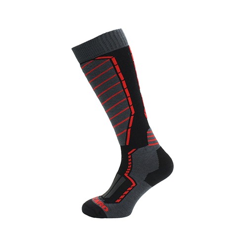 lyžařské ponožky BLIZZARD Profi ski socks, black/anthracite/red