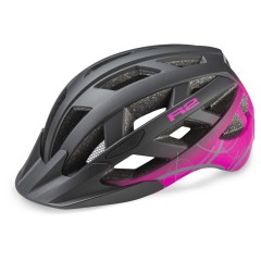 Dámská cyklistická helma R2 LUMEN ATH18T matná růžová/černá