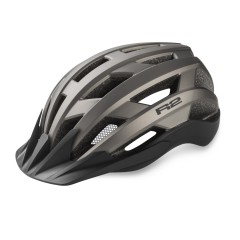 Cyklistická helma R2 EXPLORER ATH26G metalická matná černá/šedá
