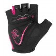 Etape - dámské rukavice AMBRA, černá/růžová