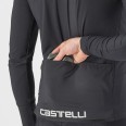 Castelli – pánská větrovka Squadra Stretch, military green/dark gray