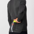 Castelli – pánská vesta Squadra Stretch, yellow fluo/dark gray