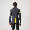 Castelli – pánský dres Fondo 2, dark gray/yellow fluo