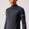 Castelli – pánský dres Fondo 2, light black/blue reflex