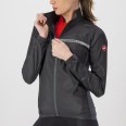 Castelli – dámská větrovka Squadra Stretch, light black/dark gray