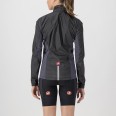 Castelli – dámská větrovka Squadra Stretch, light black/dark gray