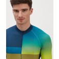 Pánský cyklistický dres Silvini MAZZANO navy/lime