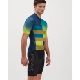 Pánský cyklistický dres Silvini MAZZANO navy/lime