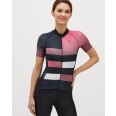 Dámský cyklistický dres Silvini MAZZANA black/fuchsia