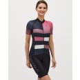 Dámský cyklistický dres Silvini MAZZANA black/fuchsia