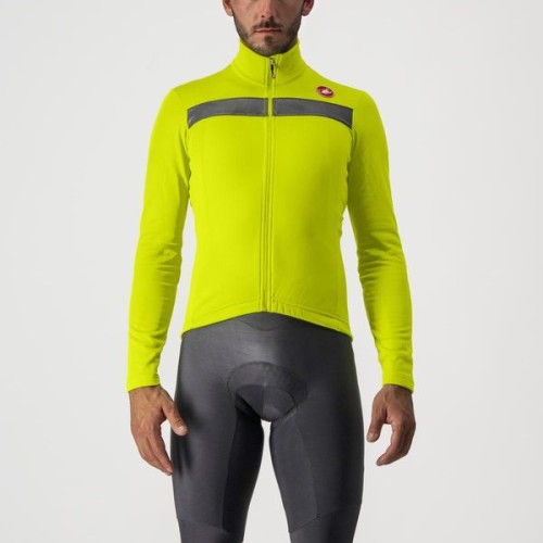 Castelli – pánský dres Puro 3, electric lime/black reflex