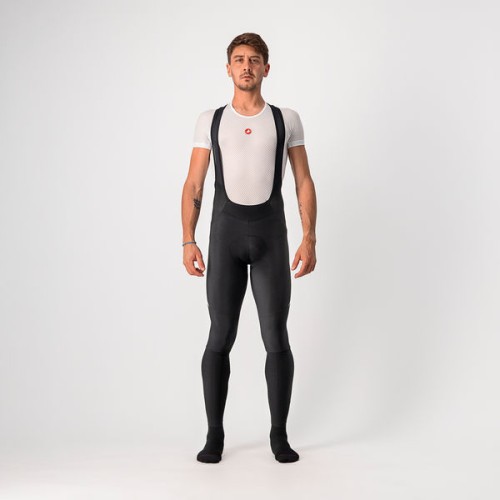 Castelli – pánské kalhoty Velocissimo 5 s vložkou, black/silver reflex