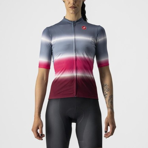 Castelli - dámský dres Dolce, light steel blue/bordeaux|outlet