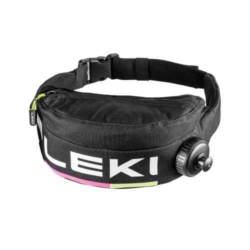 Ledvinka Leki drinkbelt thermo 1L neonpink-neonyellow-black