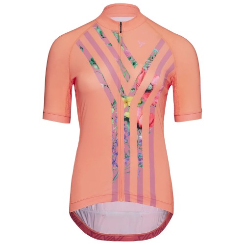 Dámský cyklistický dres Silvini CALNIA coral/blush