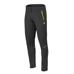 Etape – pánské volné kalhoty DOLOMITE WS, černá/žlutá fluo