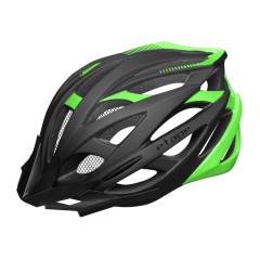 Etape – cyklistická přilba MAGNUM, černá/zelená mat