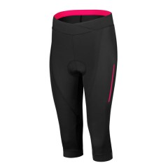 Etape – dámské kalhoty SARA 2.0 3/4, černá /růžová
