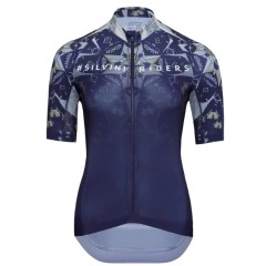 Dámský cyklistický dres Silvini MOTTOLINA navy